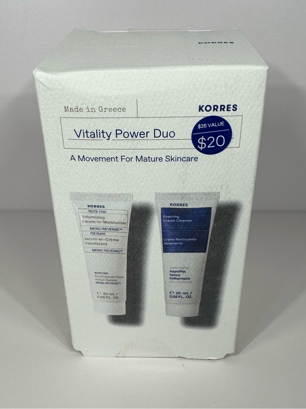 KORRES Vitality Power Duo – 2-Piece Skincare Set